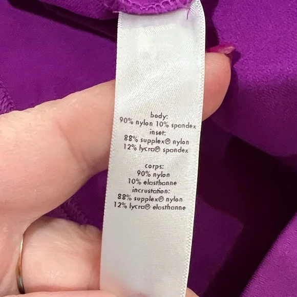 Lucy Purple and Black full zip jacket w/ thumb holes - size small - Picture 11 of 11